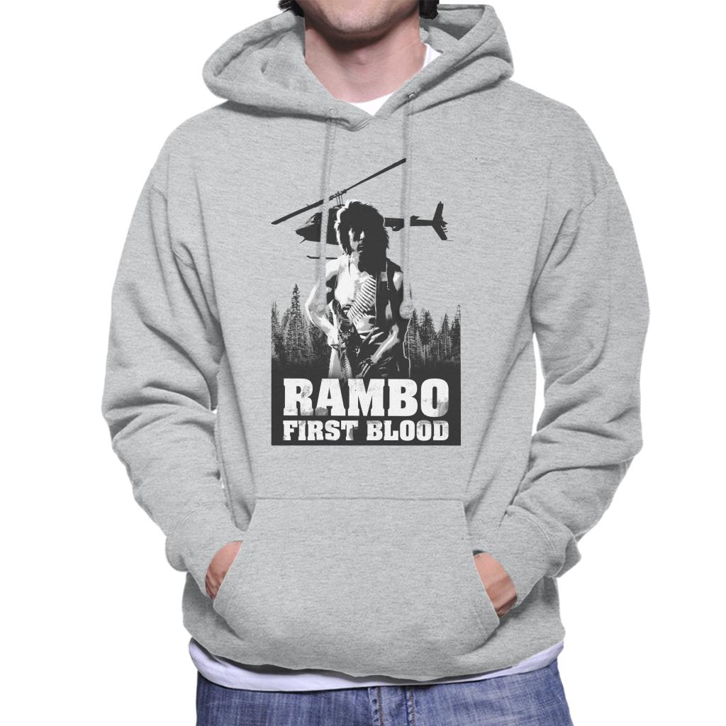 Rambo First Blood Forest Hunt Men's Hooded Sweatshirt-ALL + EVERY