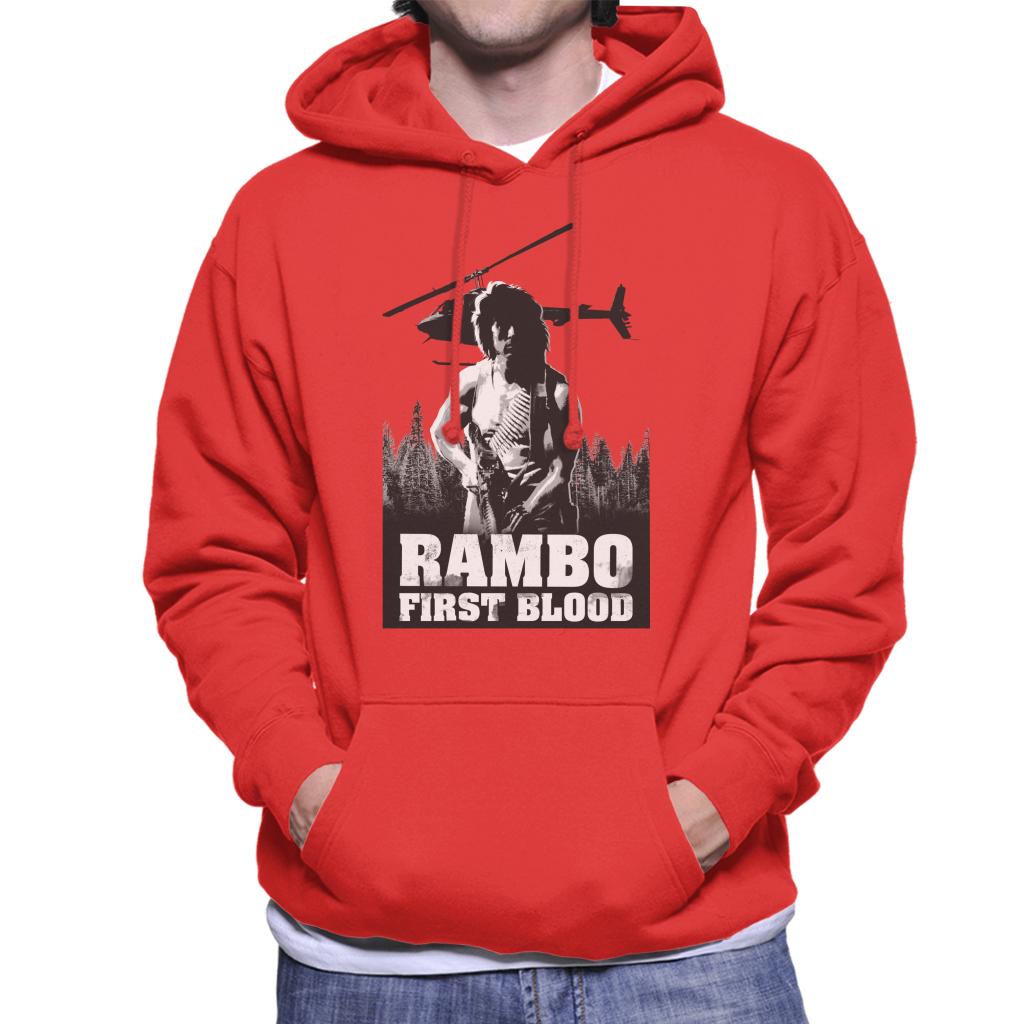 Rambo First Blood Forest Hunt Men's Hooded Sweatshirt-ALL + EVERY