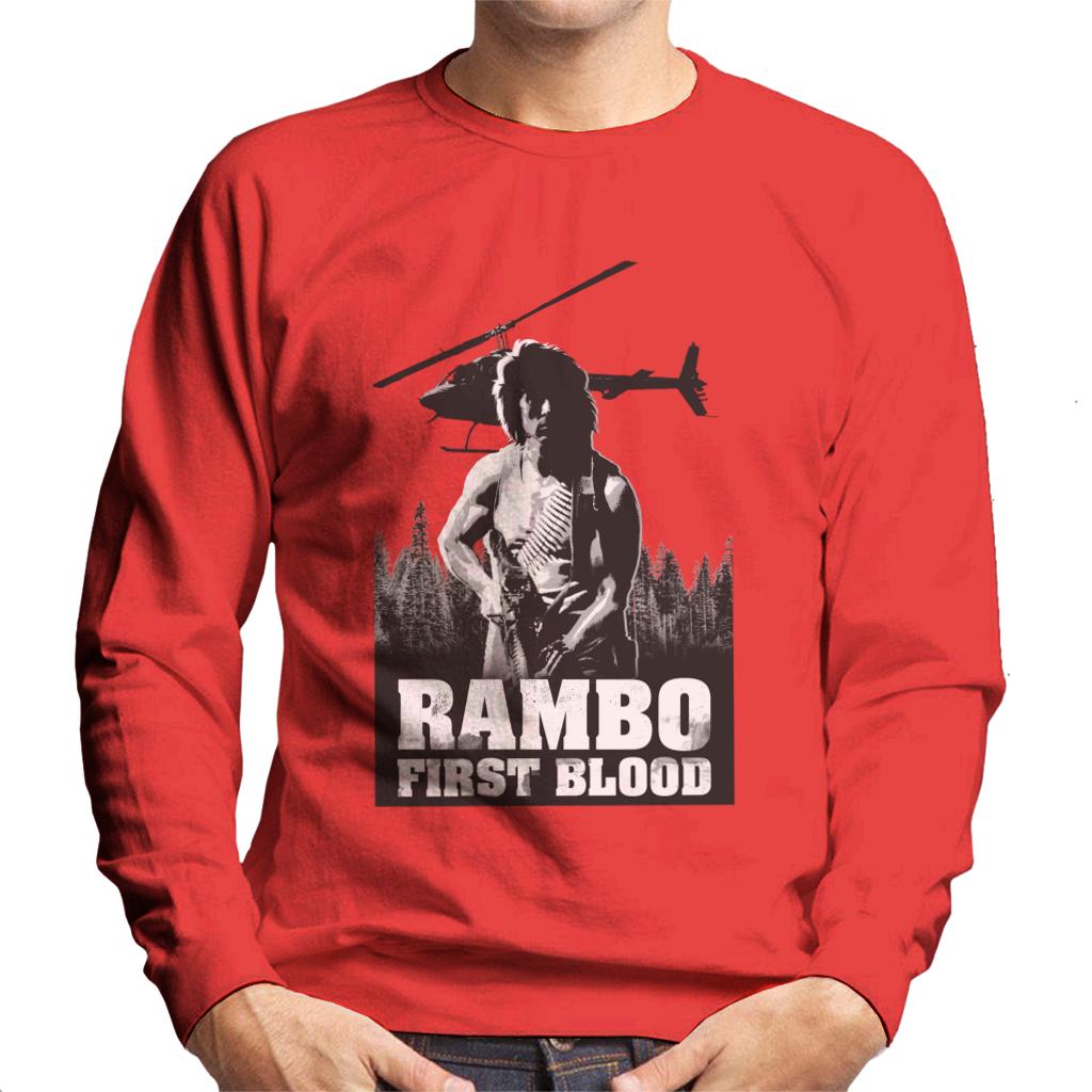 Rambo First Blood Forest Hunt Men's Sweatshirt-ALL + EVERY