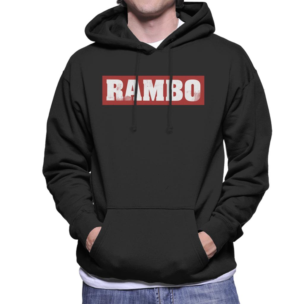 Rambo Classic Logo Men's Hooded Sweatshirt-ALL + EVERY