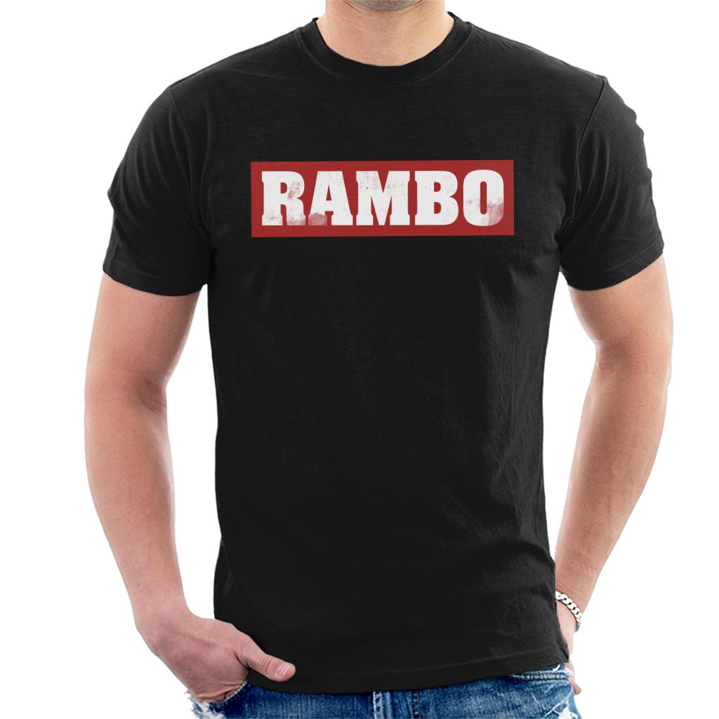 Rambo Classic Logo Men's T-Shirt-ALL + EVERY