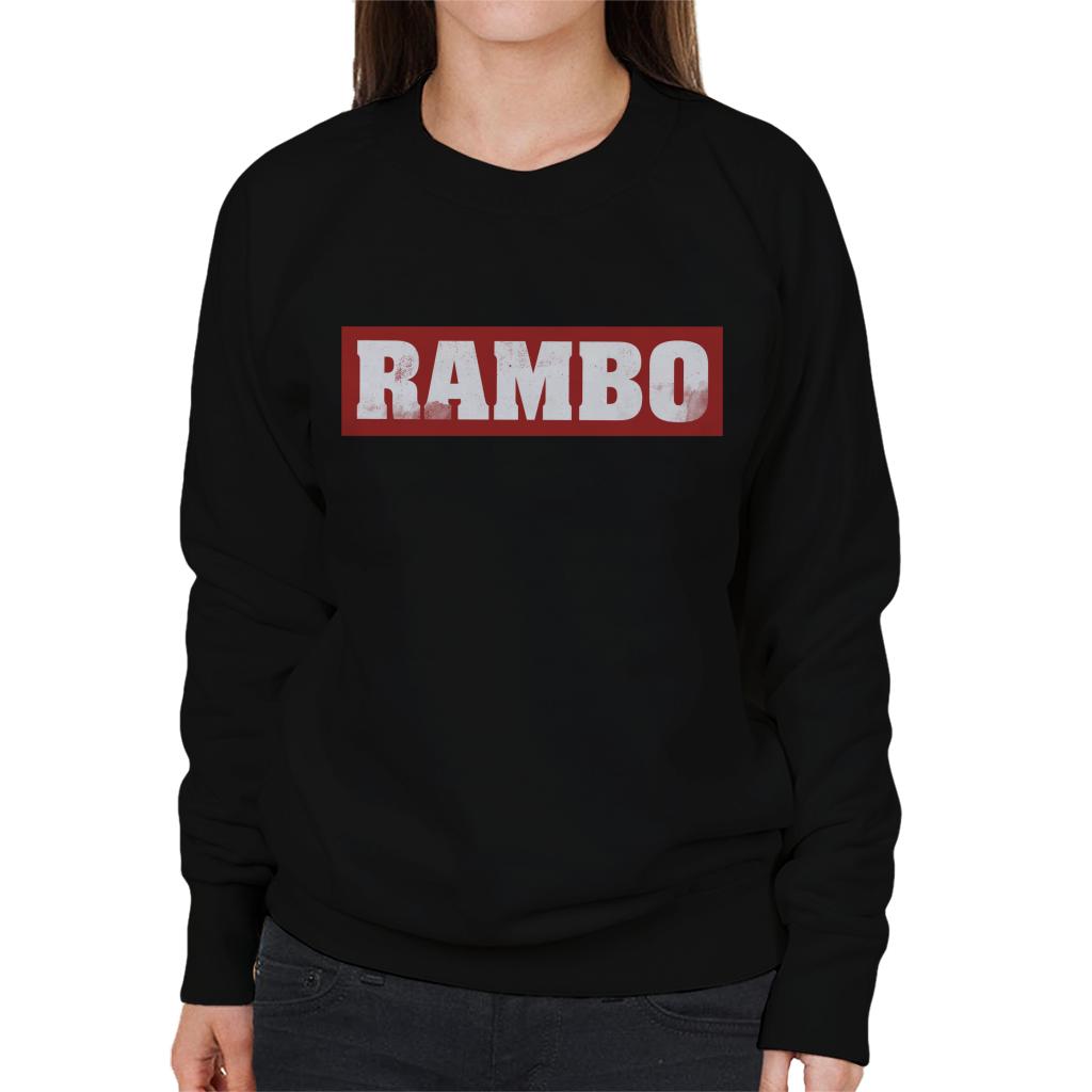 Rambo Classic Logo Women's Sweatshirt-ALL + EVERY