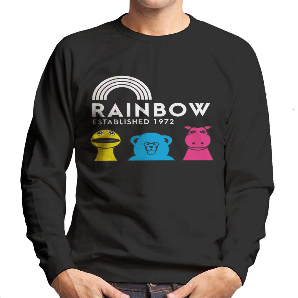 Rainbow Established 1972 Men's Sweatshirt-ALL + EVERY