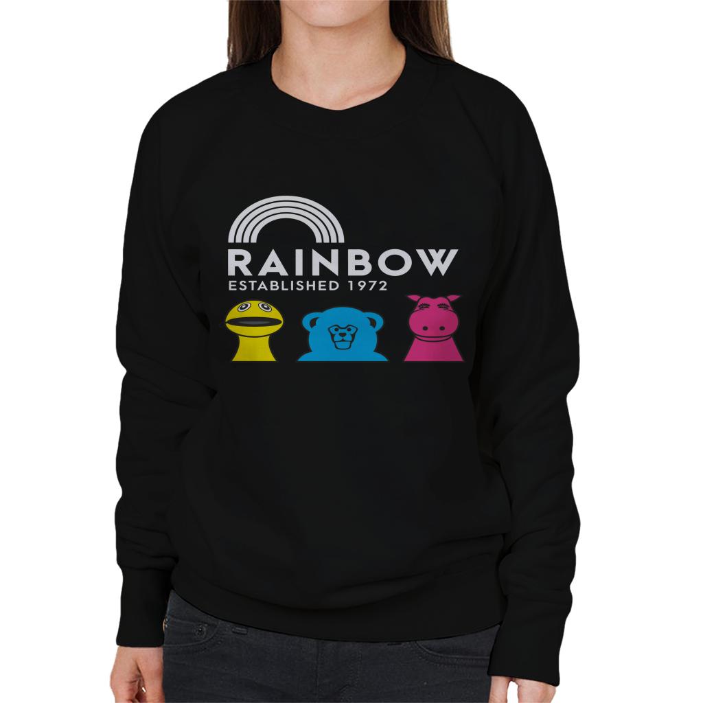 Rainbow Established 1972 Women's Sweatshirt-ALL + EVERY