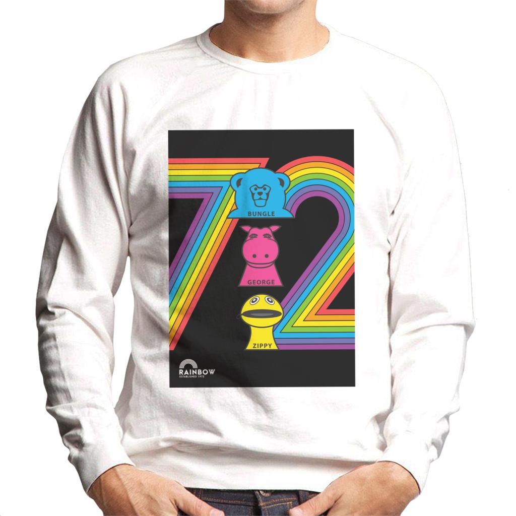 Rainbow 1972 Bungle George And Zippy Men's Sweatshirt-ALL + EVERY