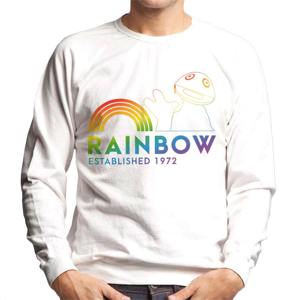 Rainbow 1972 Zippy Men's Sweatshirt-ALL + EVERY