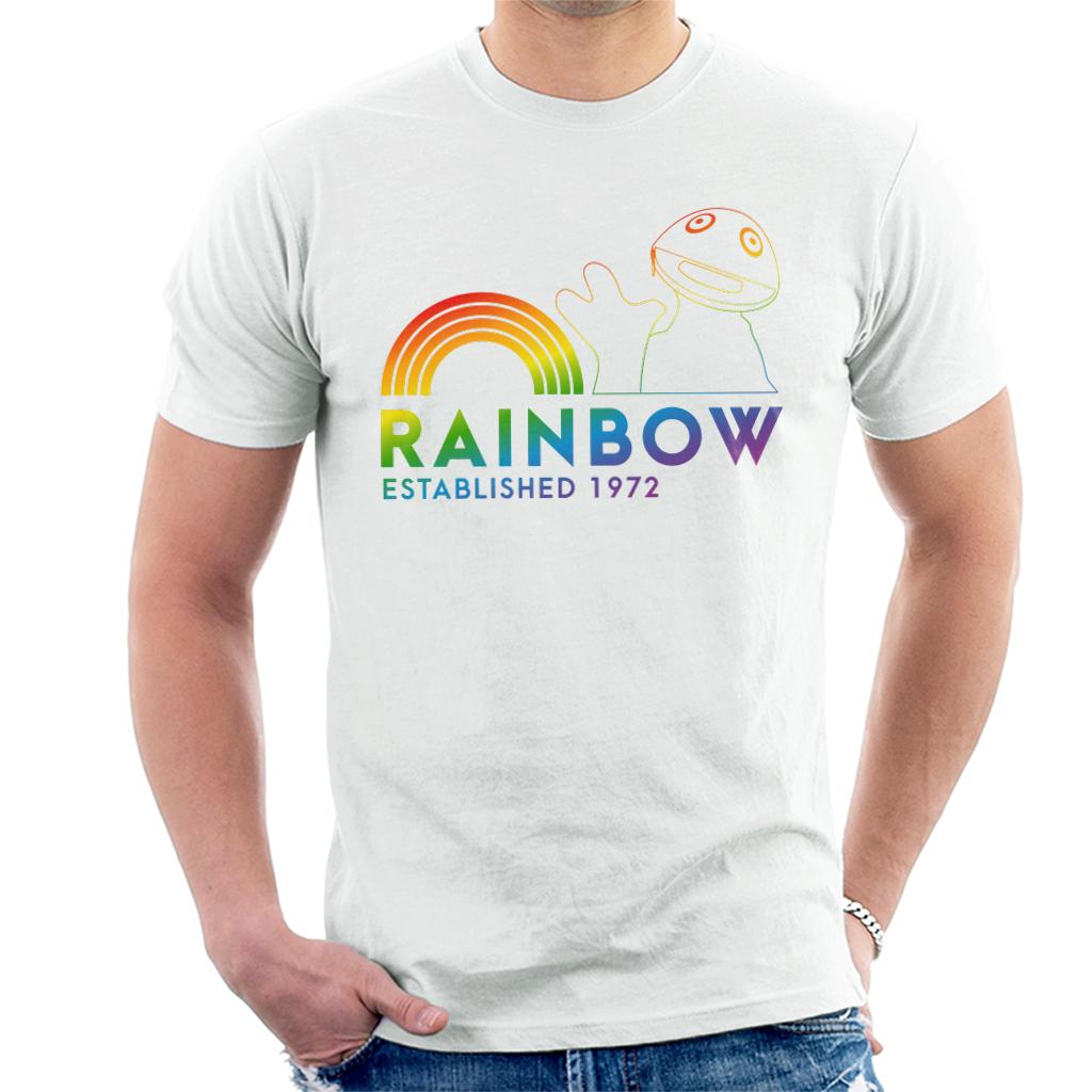 Rainbow 1972 Zippy Men's T-Shirt-ALL + EVERY