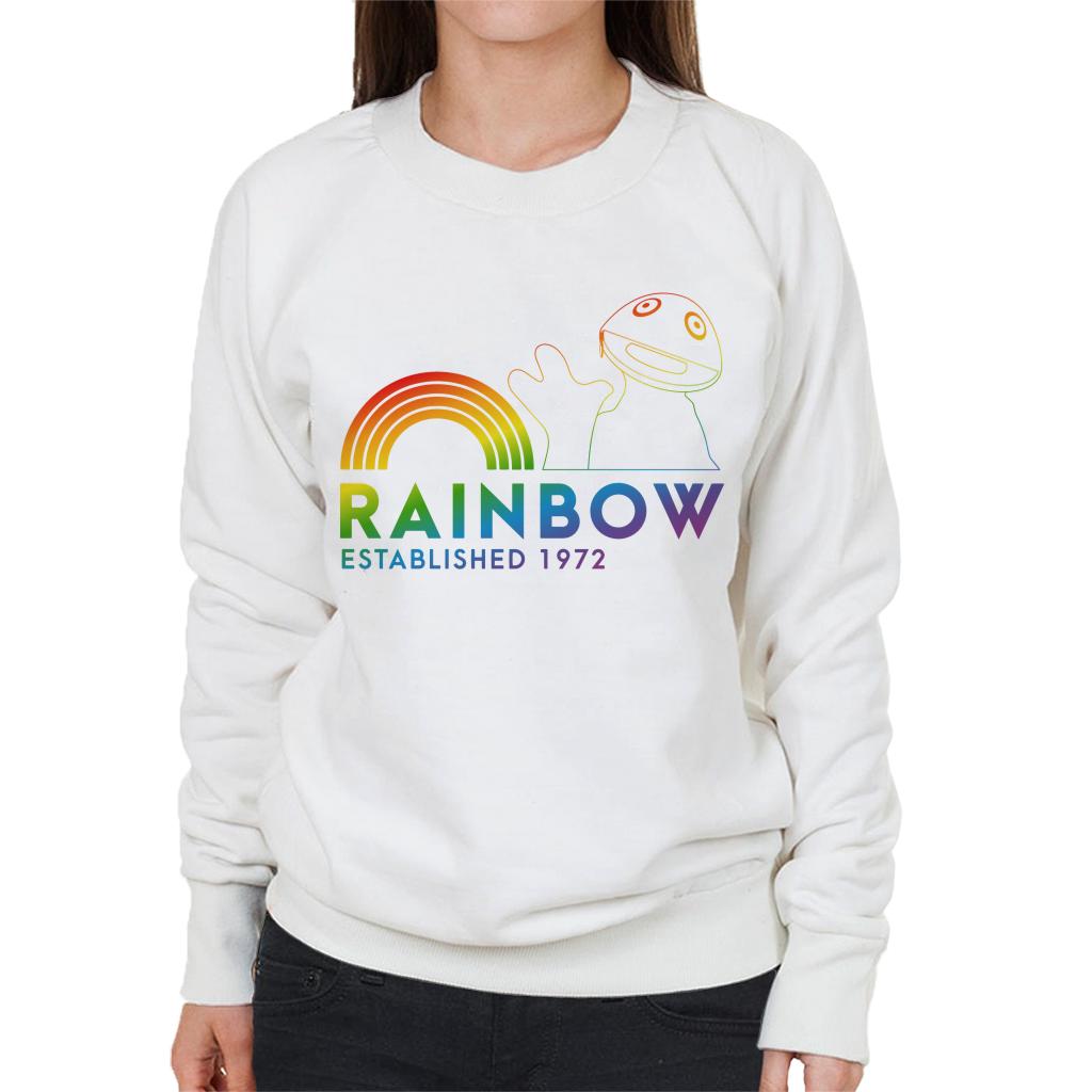 Rainbow 1972 Zippy Women's Sweatshirt-ALL + EVERY