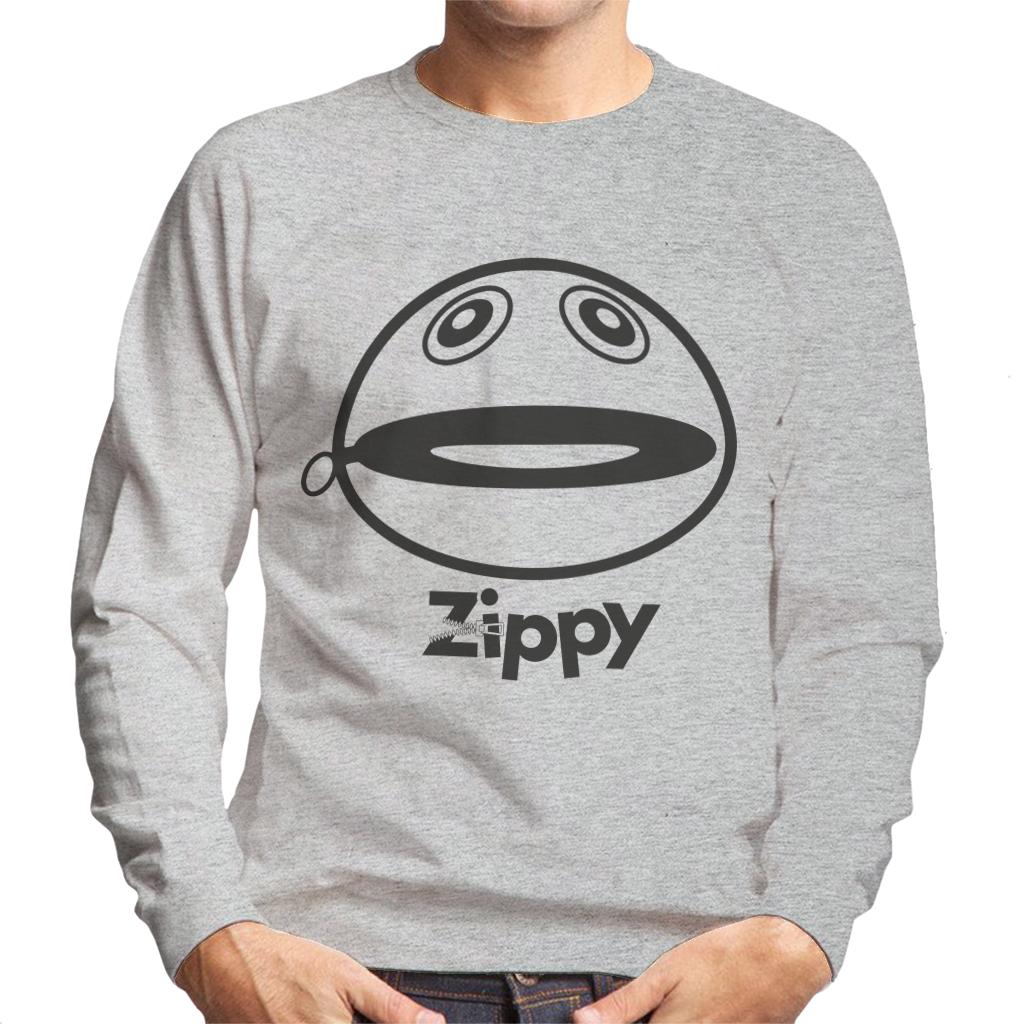 Rainbow Zippy Unzipped Men's Sweatshirt-ALL + EVERY