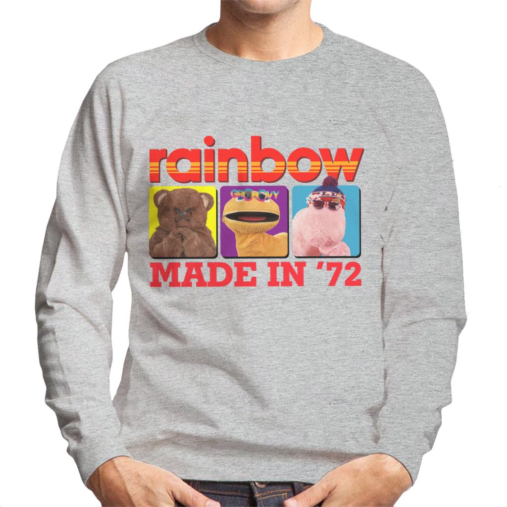 Rainbow Made In 1972 Men's Sweatshirt-ALL + EVERY