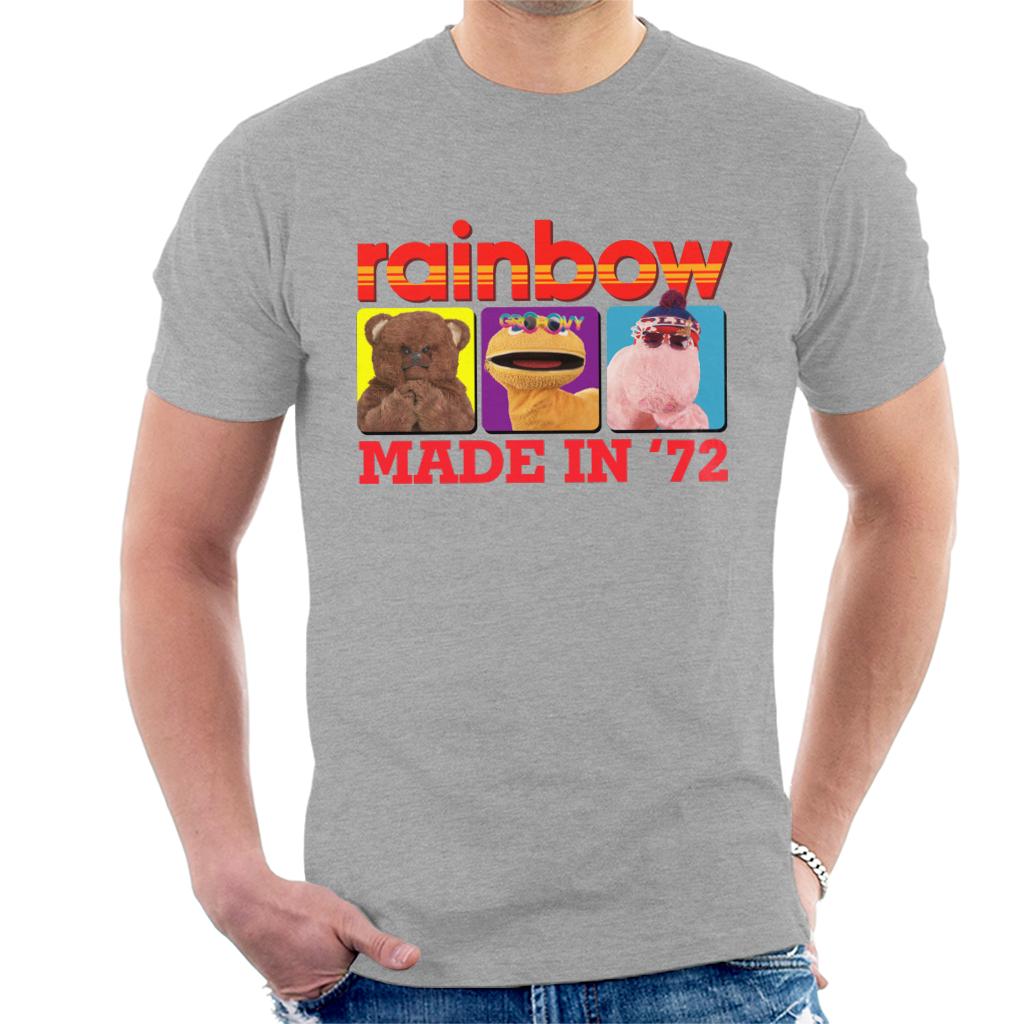 Rainbow Made In 1972 Men's T-Shirt-ALL + EVERY