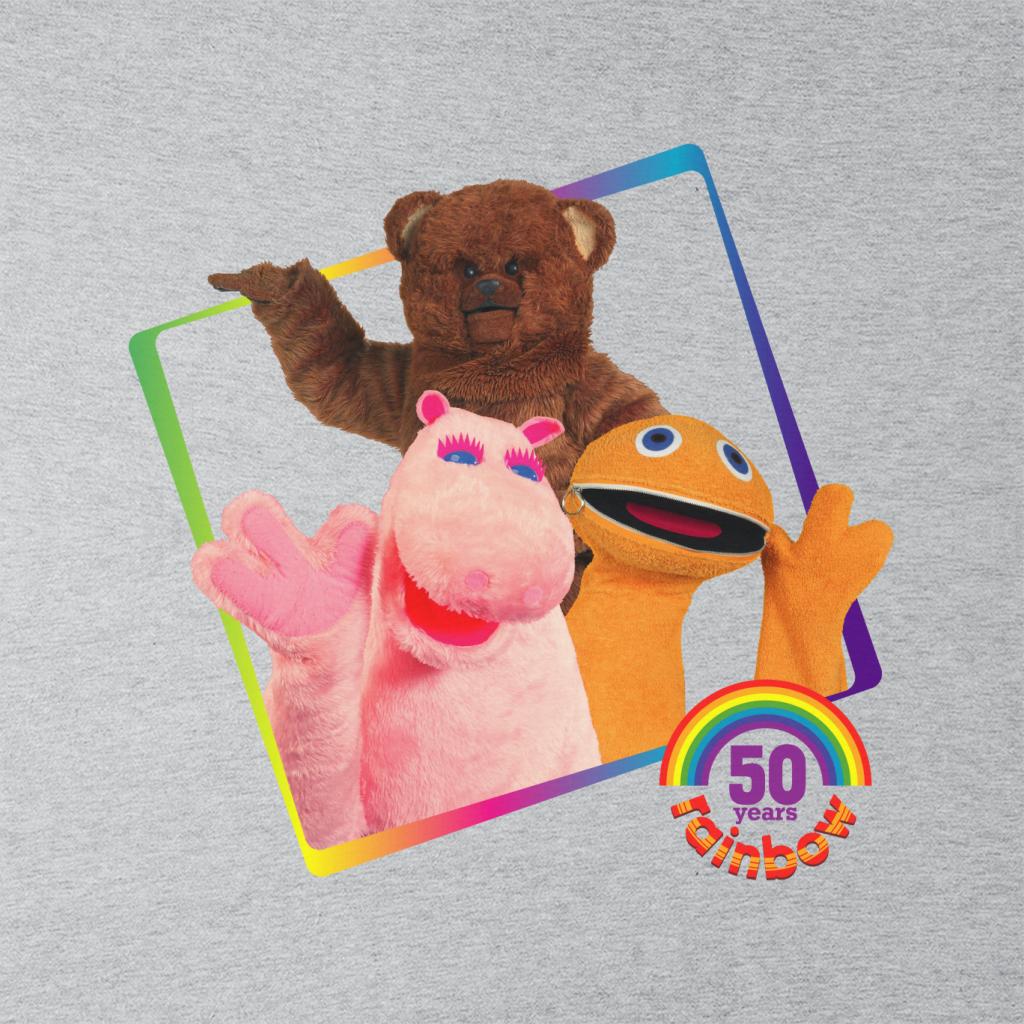 Rainbow 1972 50 Years Bungle George And Zippy Men's T-Shirt-ALL + EVERY