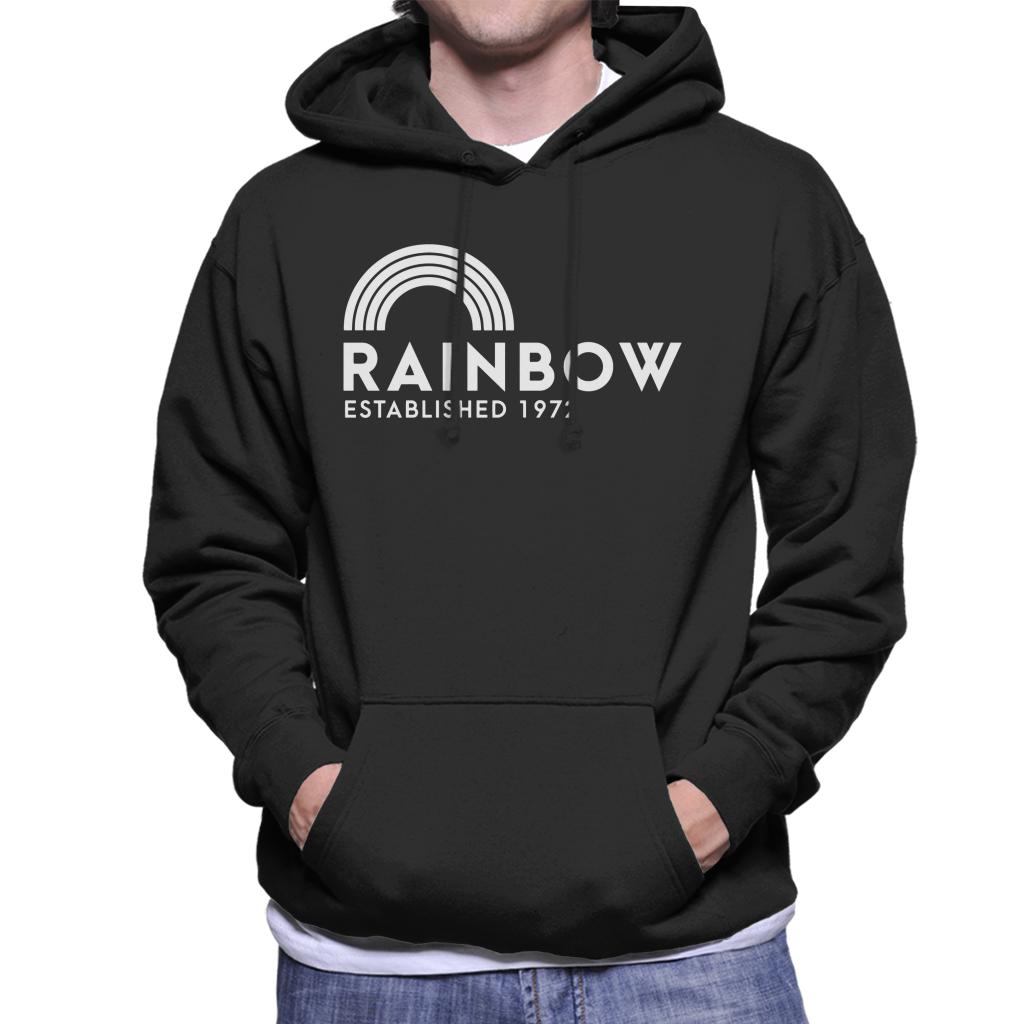 Rainbow Est 1972 Logo Men's Hooded Sweatshirt-ALL + EVERY