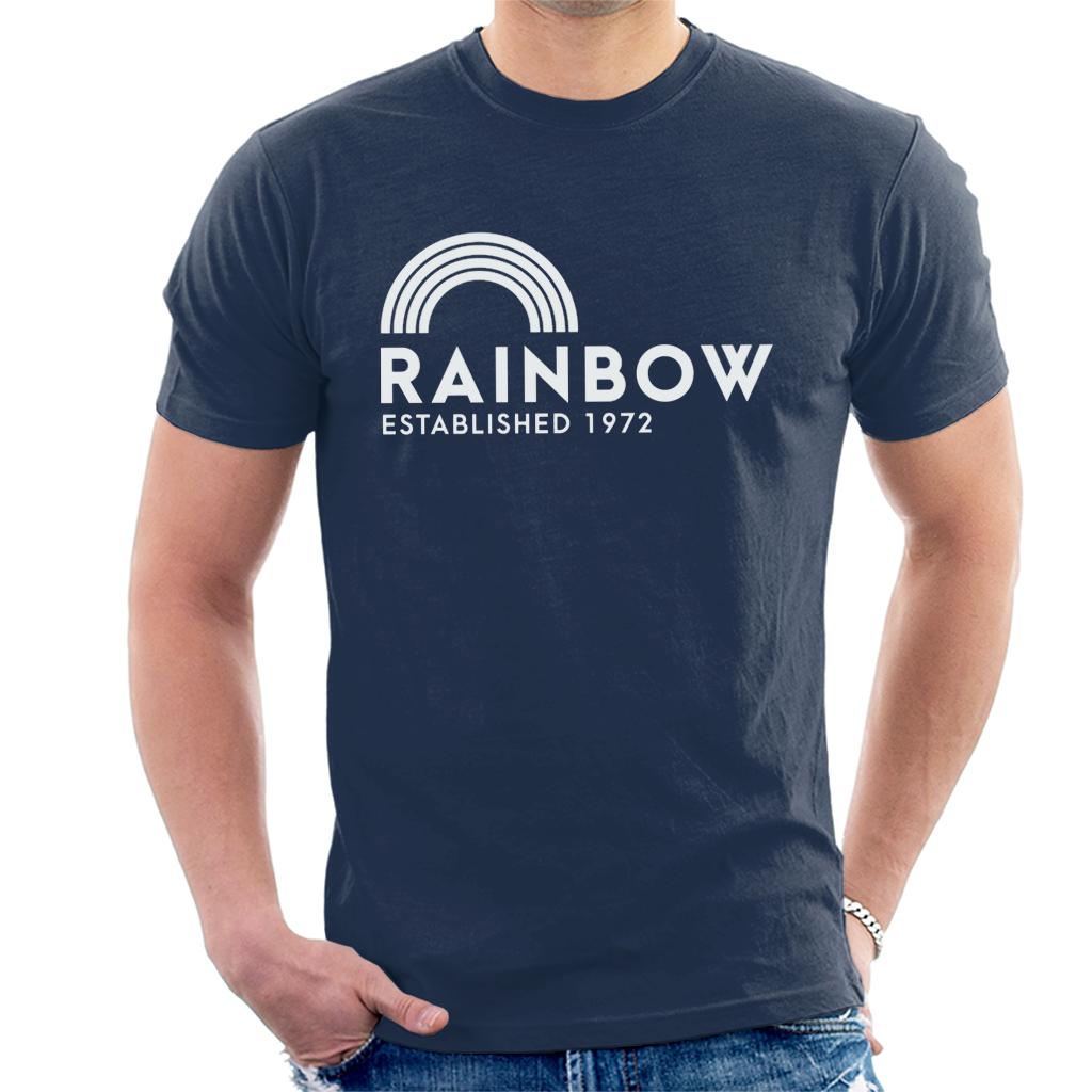 Rainbow Est 1972 Logo Men's T-Shirt-ALL + EVERY