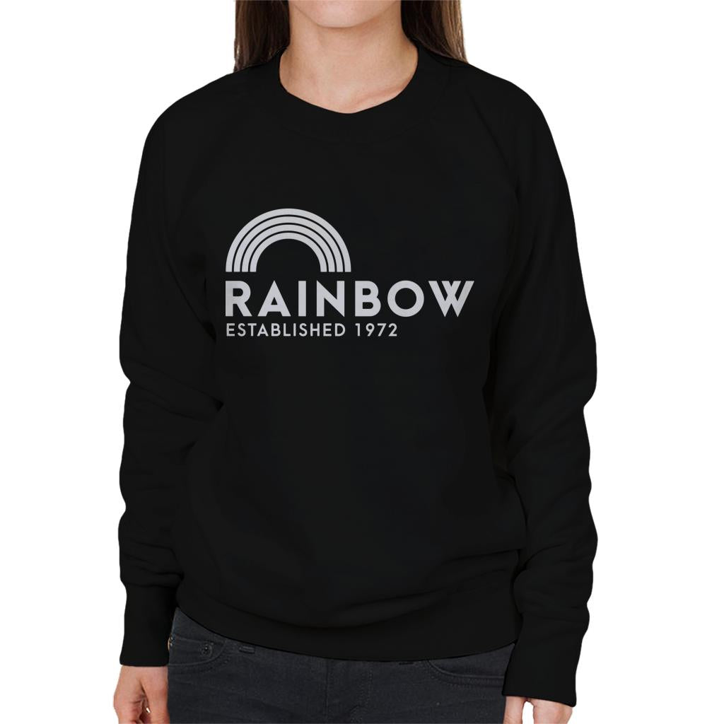 Rainbow Est 1972 Logo Women's Sweatshirt-ALL + EVERY