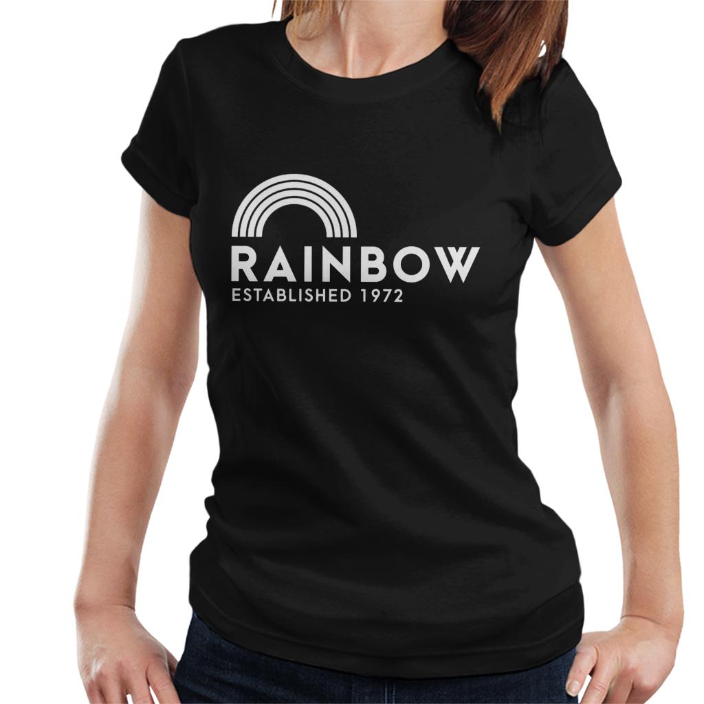 Rainbow Est 1972 Logo Women's T-Shirt-ALL + EVERY