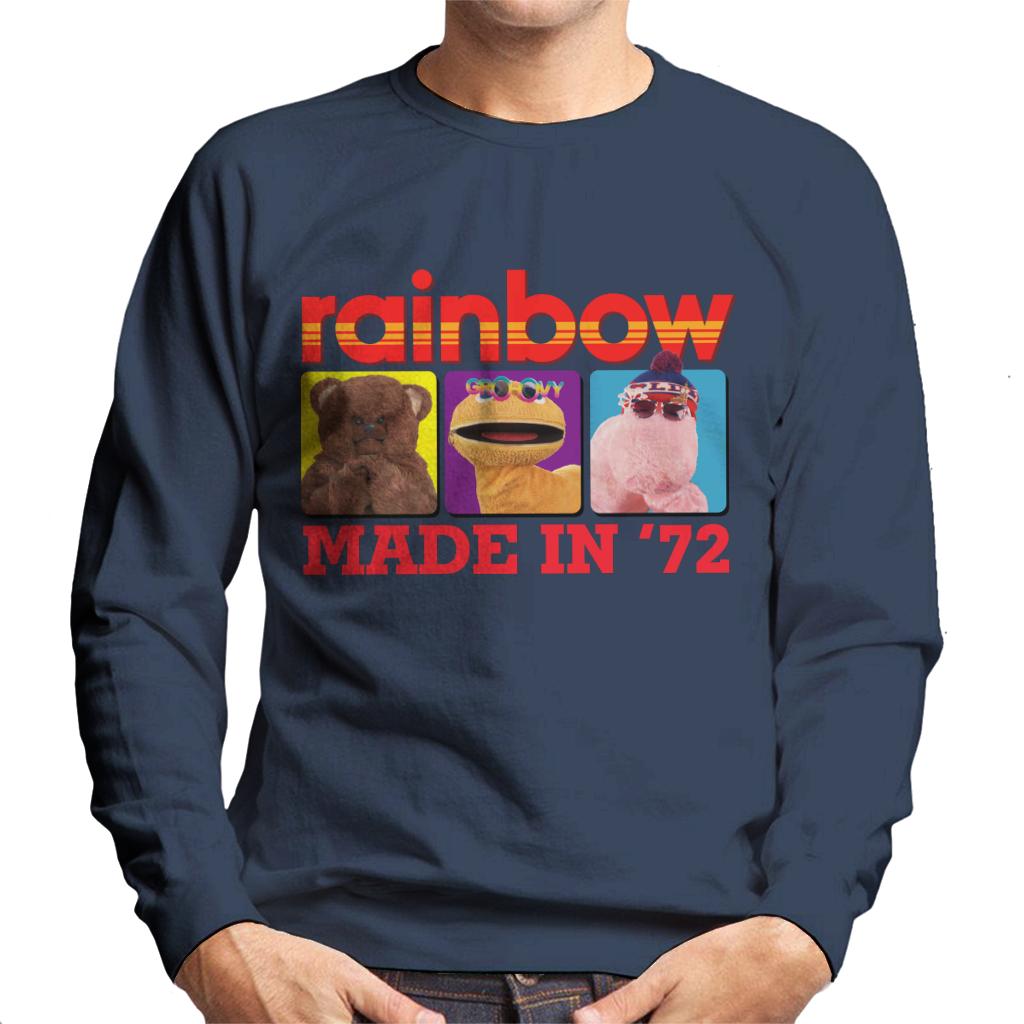 Rainbow Made In 1972 Bungle Zippy And George Men's Sweatshirt-ALL + EVERY