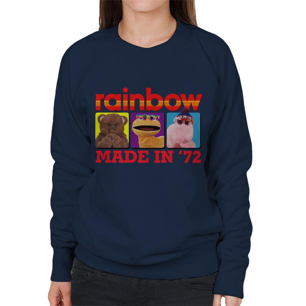 Rainbow Made In 1972 Bungle Zippy And George Women's Sweatshirt-ALL + EVERY