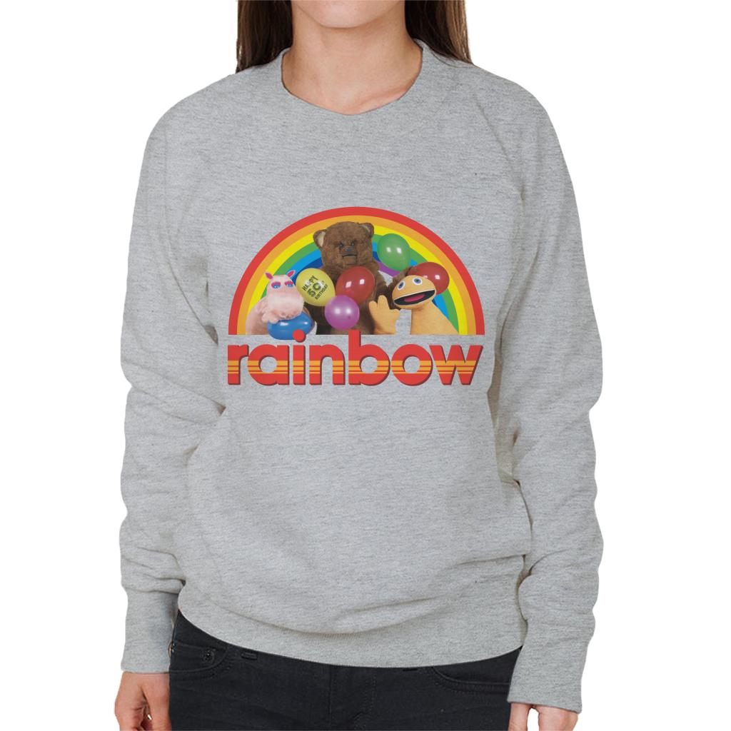 Rainbow 1972 50th Anniversary Balloons Women's Sweatshirt-ALL + EVERY