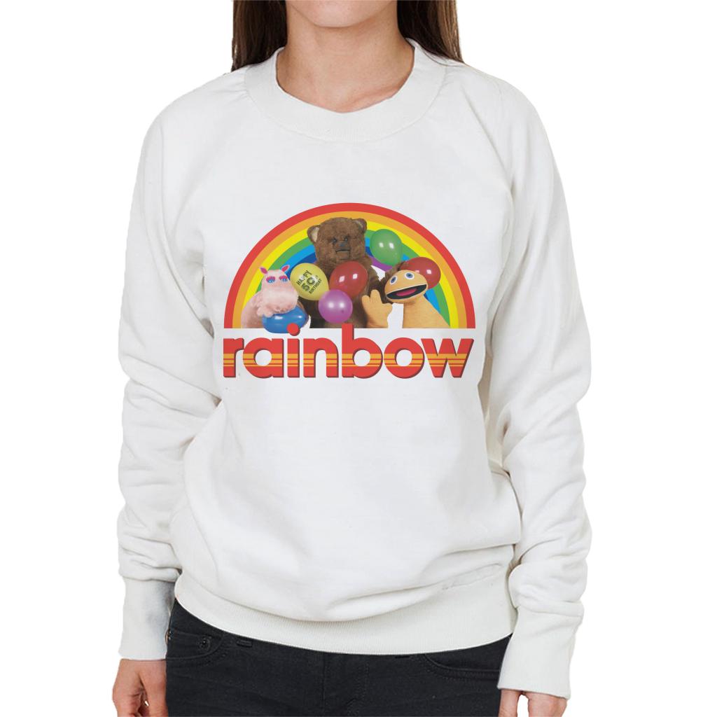 Rainbow 1972 50th Anniversary Balloons Women's Sweatshirt-ALL + EVERY