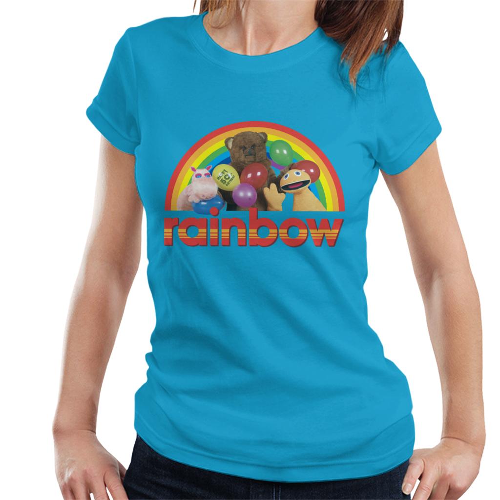 Rainbow 1972 50th Anniversary Balloons Women's T-Shirt-ALL + EVERY