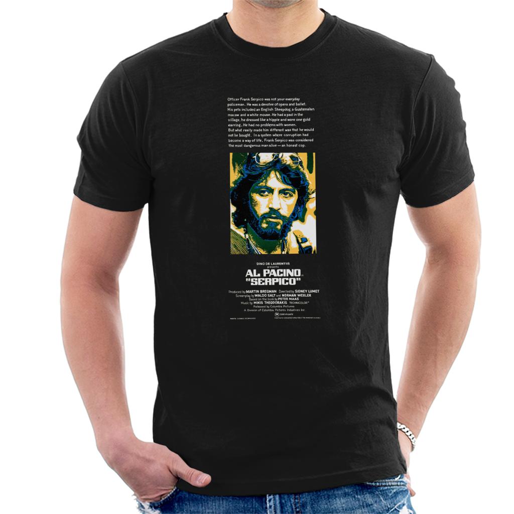 Serpico Frank An Honest Cop Men's T-Shirt-ALL + EVERY