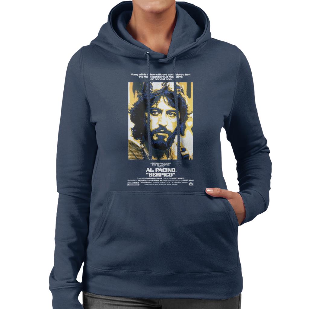 Serpico The Most Dangerous Man Alive Women's Hooded Sweatshirt-ALL + EVERY