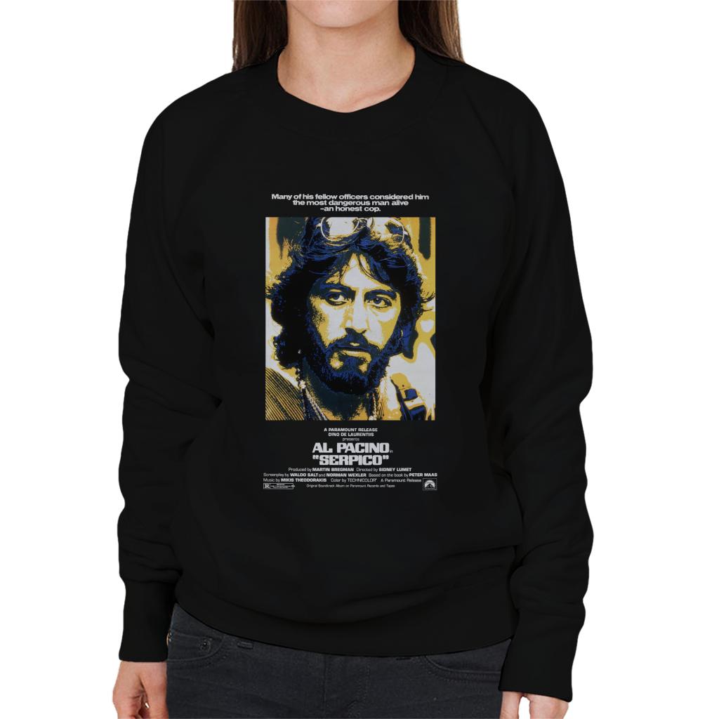 Serpico The Most Dangerous Man Alive Women's Sweatshirt-ALL + EVERY