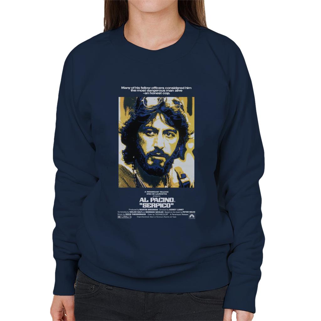 Serpico The Most Dangerous Man Alive Women's Sweatshirt-ALL + EVERY