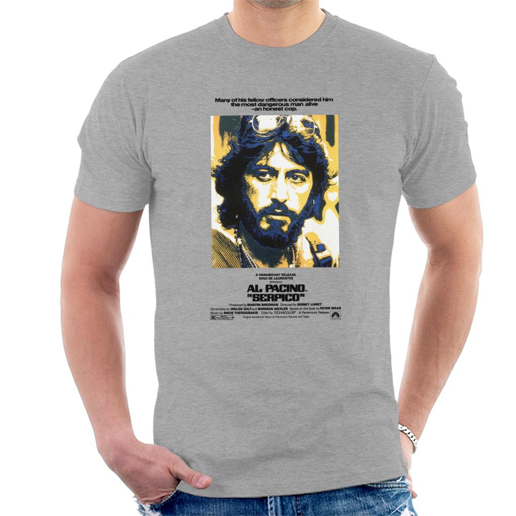 Serpico The Most Dangerous Man Alive An Honest Cop Men's T-Shirt-ALL + EVERY