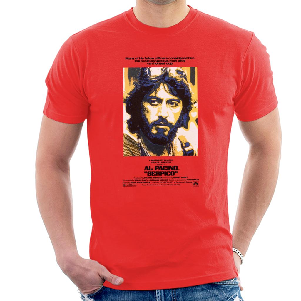 Serpico The Most Dangerous Man Alive An Honest Cop Men's T-Shirt-ALL + EVERY