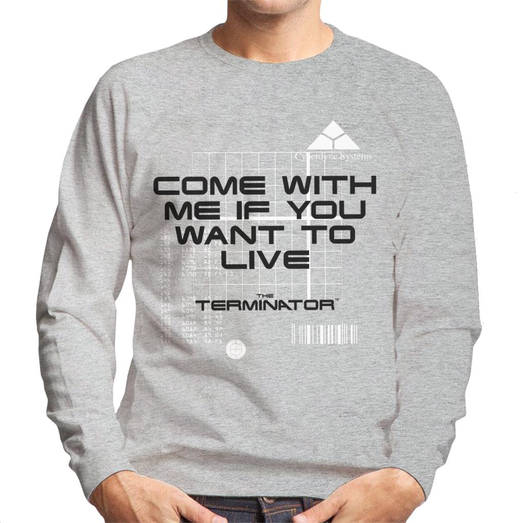 Terminator Come With Me If You Want To Live Men's Sweatshirt-ALL + EVERY