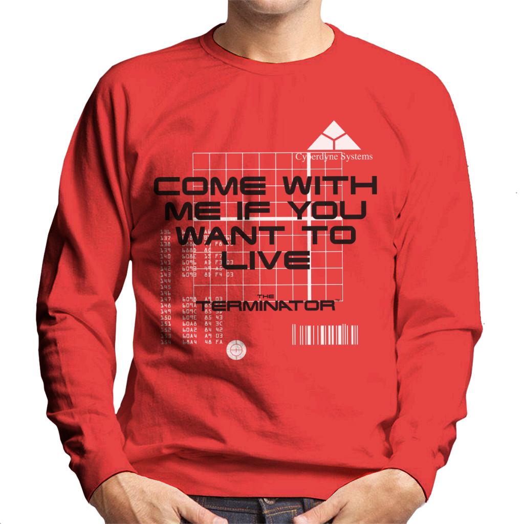 Terminator Come With Me If You Want To Live Men's Sweatshirt-ALL + EVERY