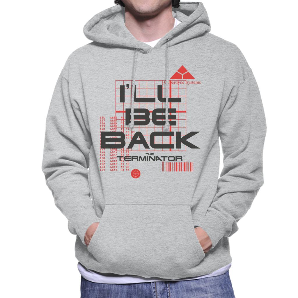 Terminator I'll Be Back Men's Hooded Sweatshirt-ALL + EVERY