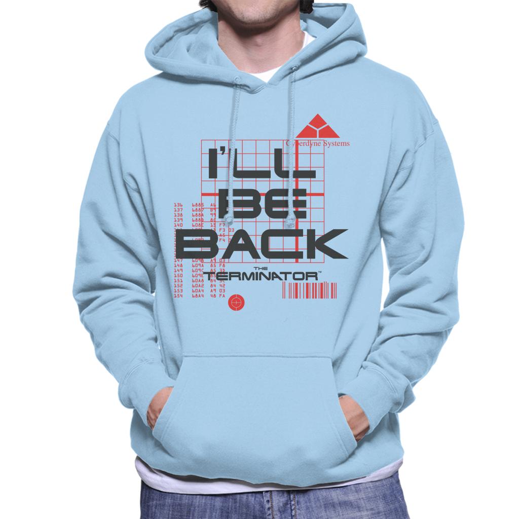 Terminator I'll Be Back Men's Hooded Sweatshirt-ALL + EVERY