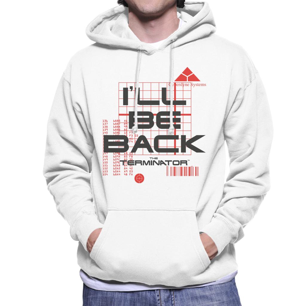 Terminator I'll Be Back Men's Hooded Sweatshirt-ALL + EVERY