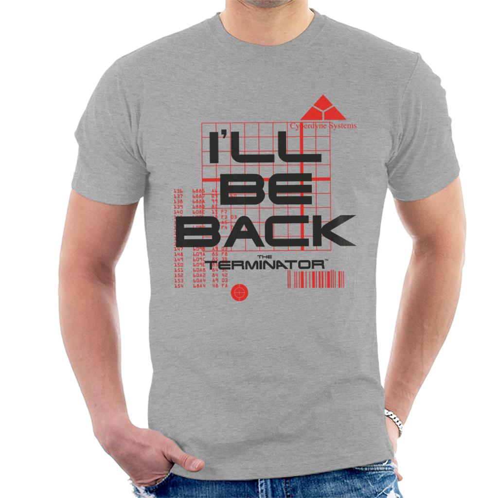 Terminator I'll Be Back Men's T-Shirt-ALL + EVERY