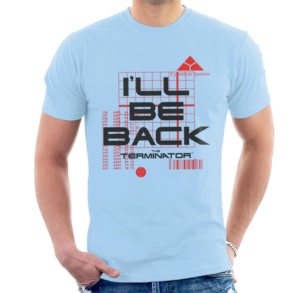 Terminator I'll Be Back Men's T-Shirt-ALL + EVERY