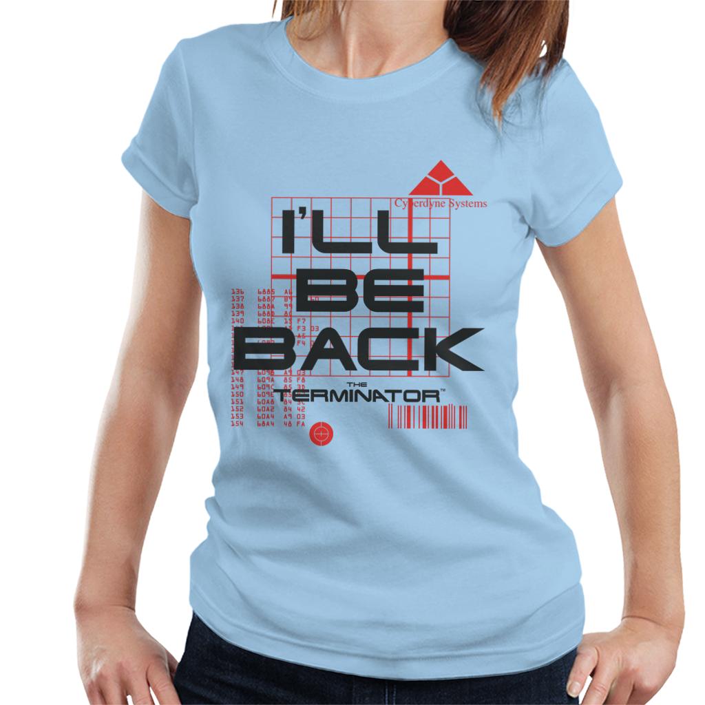 Terminator I'll Be Back Women's T-Shirt-ALL + EVERY