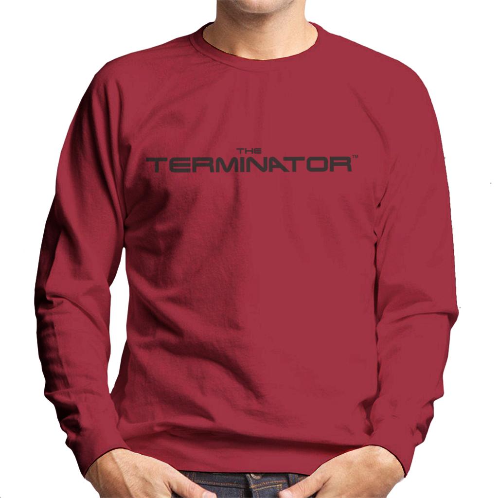 Terminator Black Cinematic Logo Men's Sweatshirt-ALL + EVERY