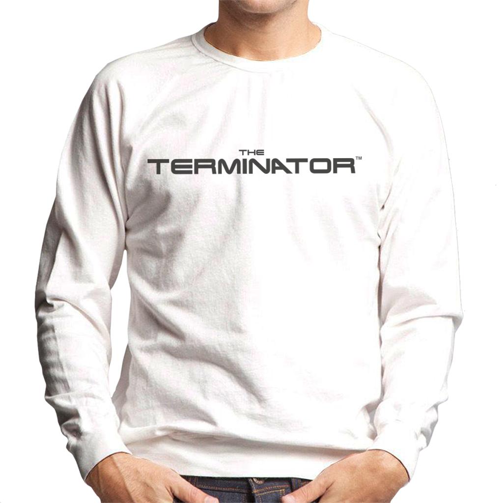 Terminator Black Cinematic Logo Men's Sweatshirt-ALL + EVERY