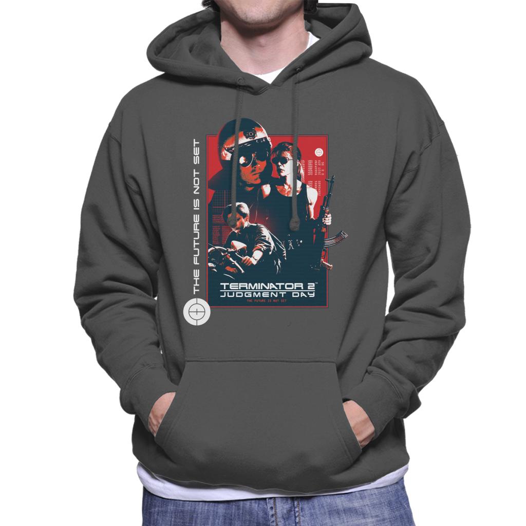 Terminator 2 Judgement Day The Future Is Not Set Men's Hooded Sweatshirt-ALL + EVERY