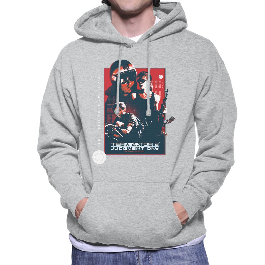 Terminator 2 Judgement Day The Future Is Not Set Men's Hooded Sweatshirt-ALL + EVERY