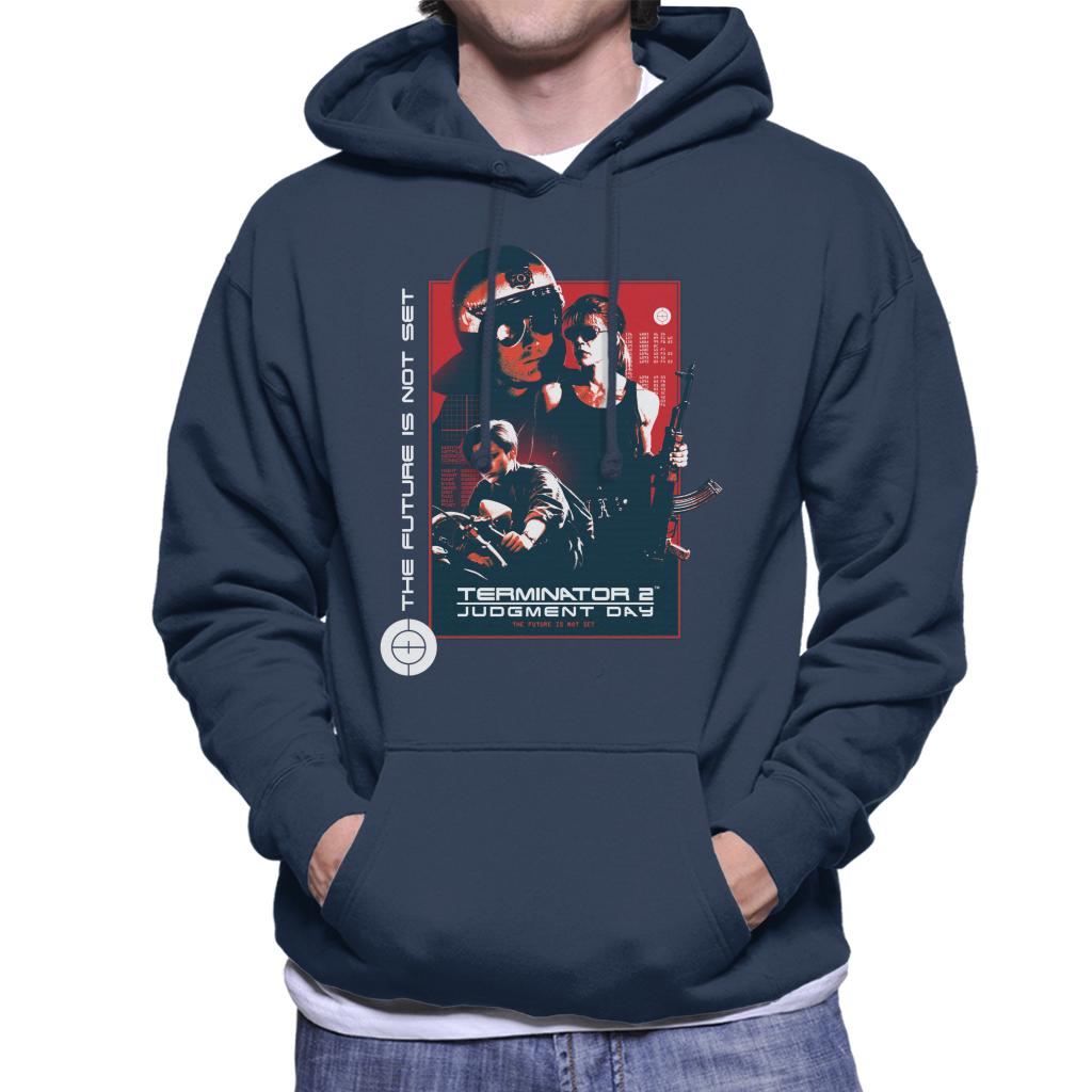 Terminator 2 Judgement Day The Future Is Not Set Men's Hooded Sweatshirt-ALL + EVERY