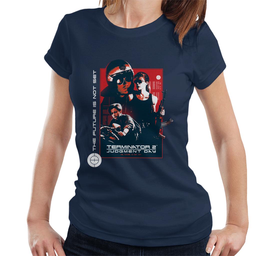 Terminator 2 Judgement Day The Future Is Not Set Women's T-Shirt-ALL + EVERY