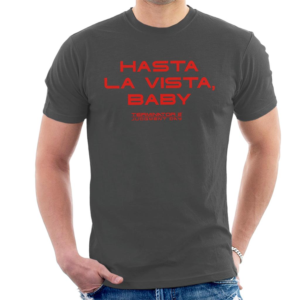 Terminator 2 Judgement Day Hasta La Vista Baby Men's T-Shirt-ALL + EVERY