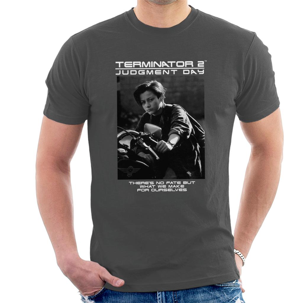 Terminator 2 Judgement Day There's No Fate Men's T-Shirt-ALL + EVERY