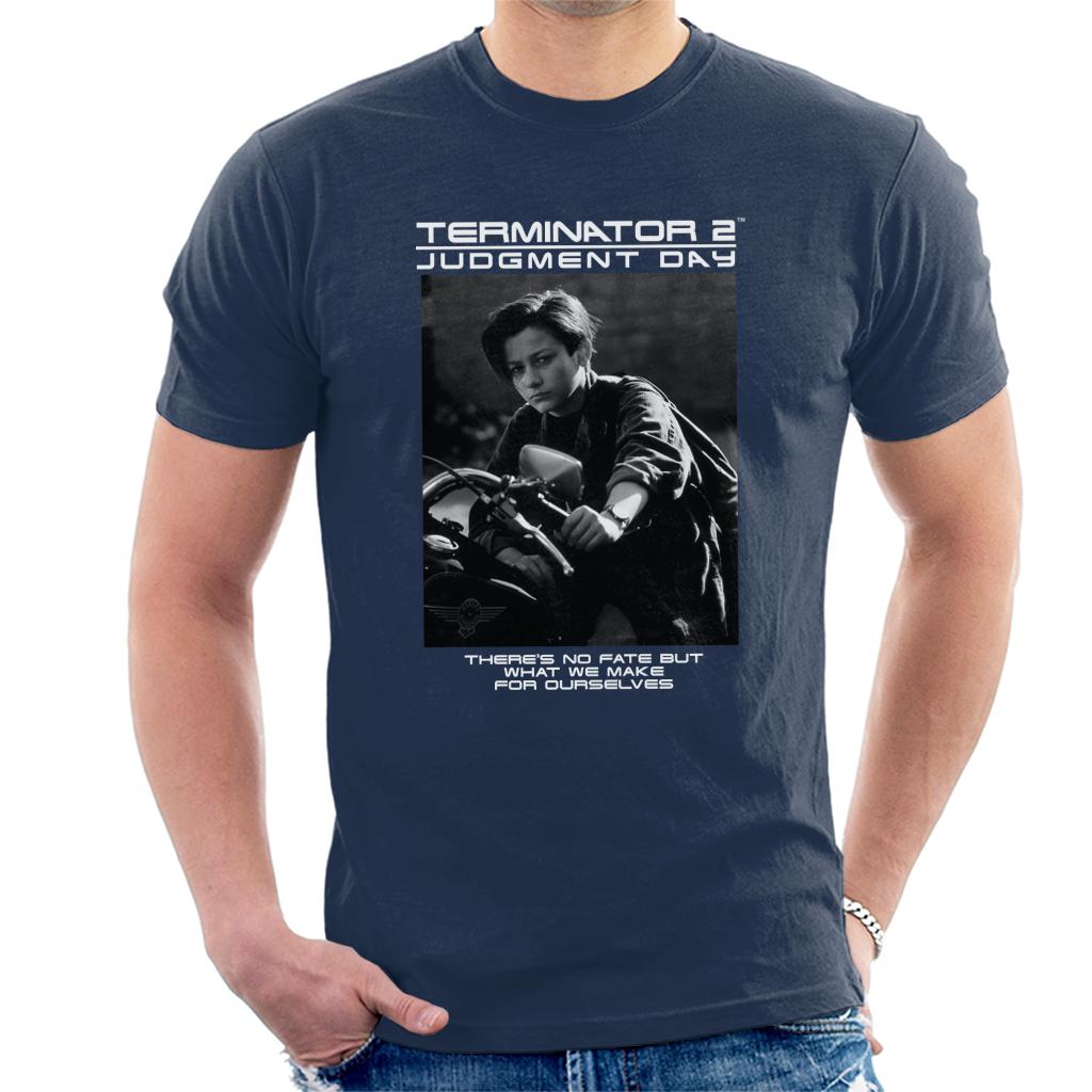 Terminator 2 Judgement Day There's No Fate Men's T-Shirt-ALL + EVERY