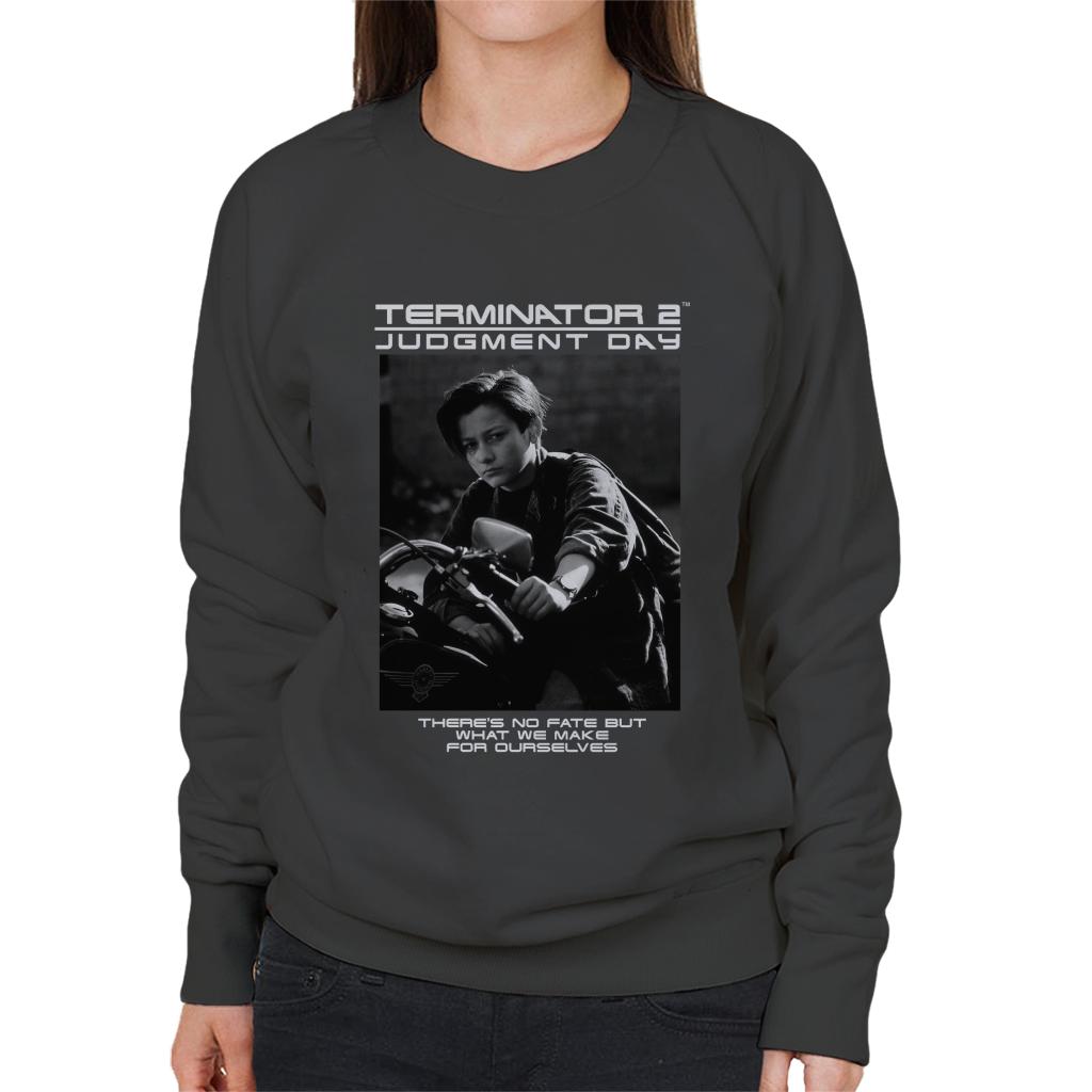 Terminator 2 Judgement Day There's No Fate Women's Sweatshirt-ALL + EVERY