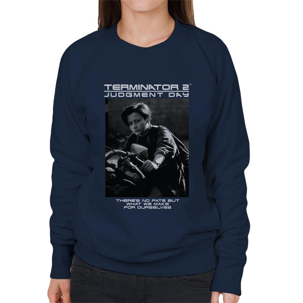 Terminator 2 Judgement Day There's No Fate Women's Sweatshirt-ALL + EVERY